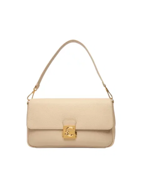 Coccinelle Torebki Kobieta ONE SIZE C-Me Lock Shoulder Bag beżowy