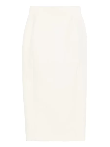 Fustă tip creion Wardrobe.nyc alb