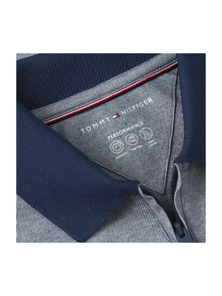 Polokošeľa Tommy Hilfiger keper modrá