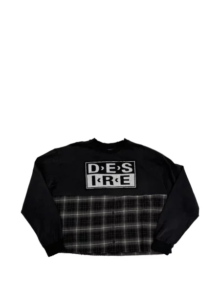 Lung hanorac Bottega Desires negru