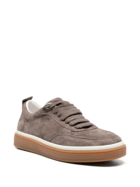 Szarvasbőr sneaker Sergio Moretti Firenze szürke