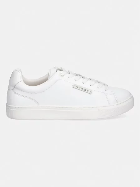 Usnjene superge Trussardi bela