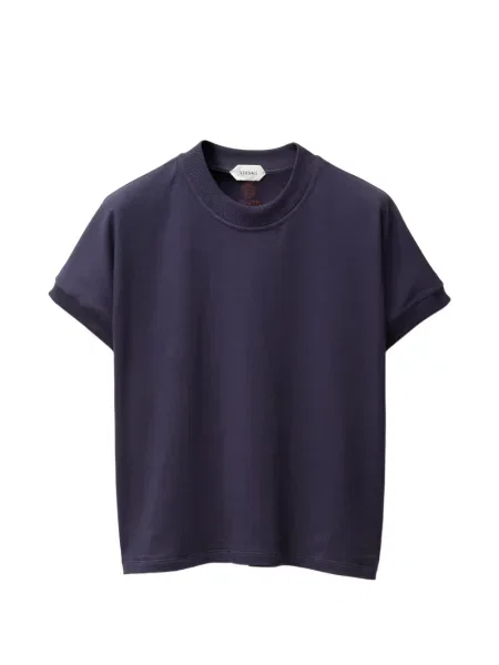 Tricou Versace din jerseu albastru