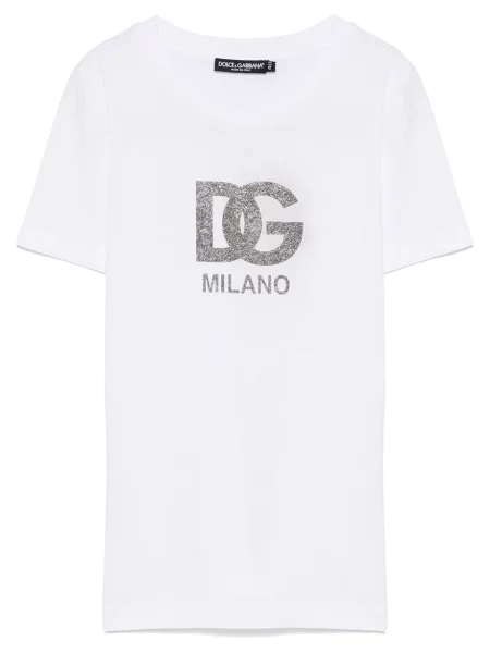 Tricou Dolce & Gabbana cu imagine alb
