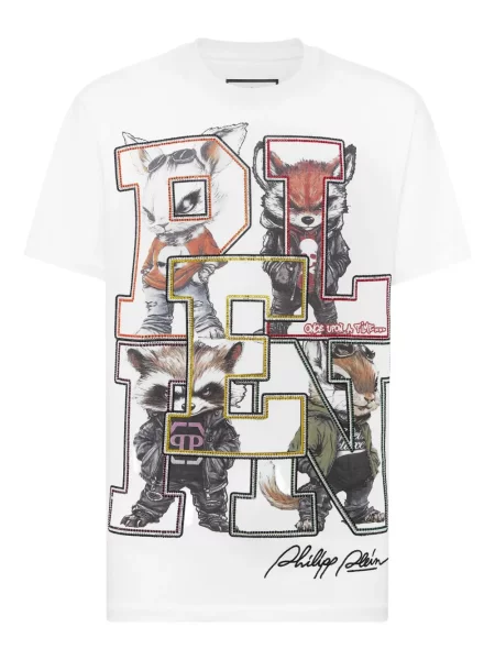Tricou Philipp Plein alb