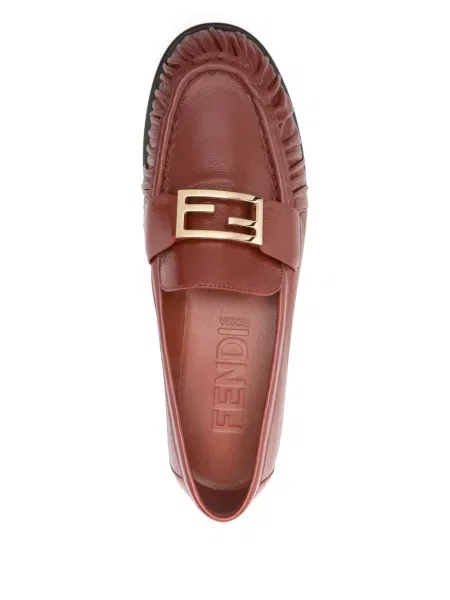 Pantofi loafer Fendi roșu