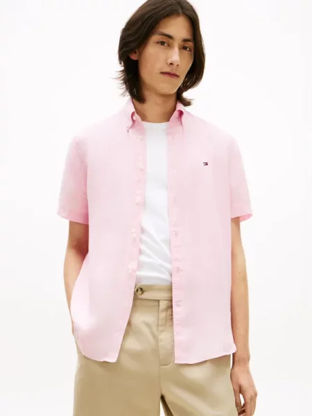 Tommy Hilfiger De in cămașă roz