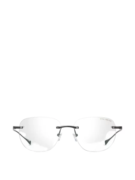 Ochelari de soare Dita Eyewear cu imprimeu geometric negru