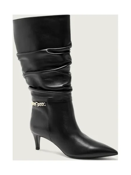 Aigner De piele cizme cu subțire MADONNA negru