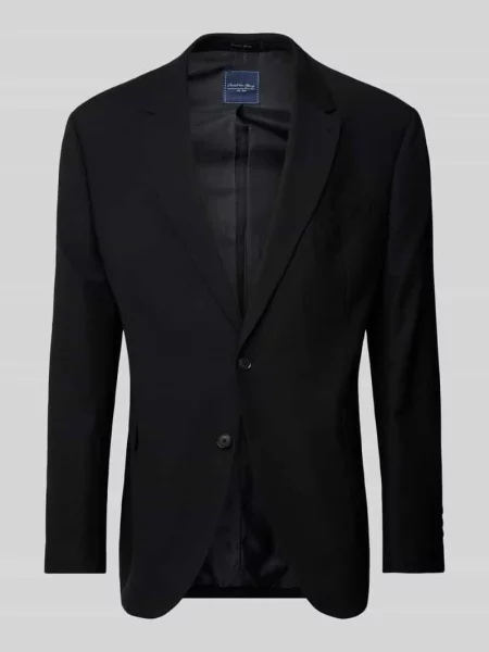 Marynarka z kołnierzem z połami Christian Berg Men czarna