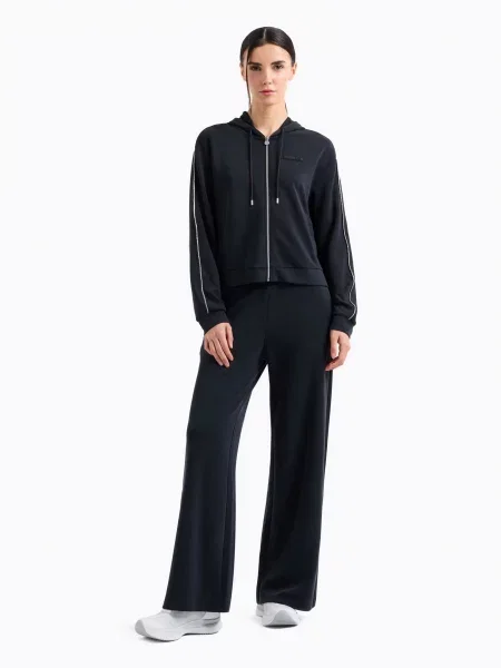 Спортивний костюм модал/поліестер чорний