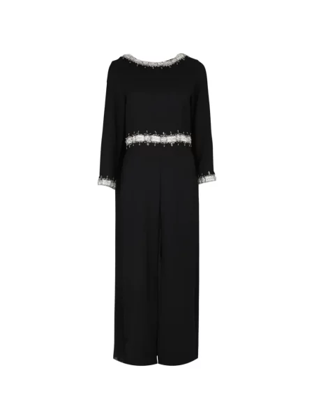Salopetă Loodyana cu broderie negru