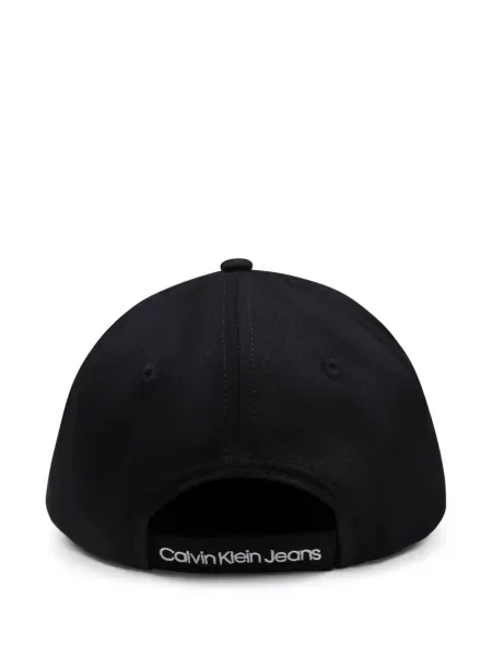 Czapka z daszkiem dziecięca Calvin Klein czarna