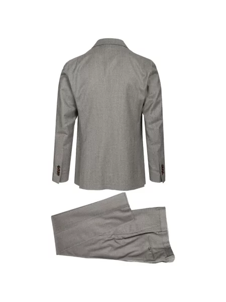 Costum Tagliatore cu două rânduri de nasturi gri