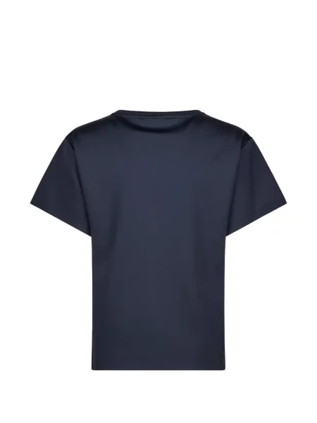 Tricou Max Mara cu broderie albastru
