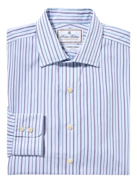 Pruhovaná košile Brooks Brothers modrá