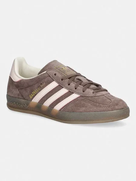 Adidas Originals Gazelle Indoor sneakers pentru femei din piele întoarsă maro
