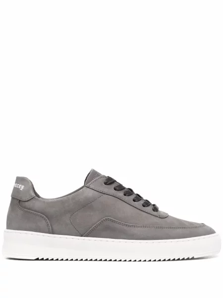 Sneakerși Filling Pieces din piele gri