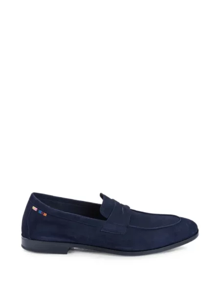 Pantofi loafer Paul Smith din piele de căprioară albastru