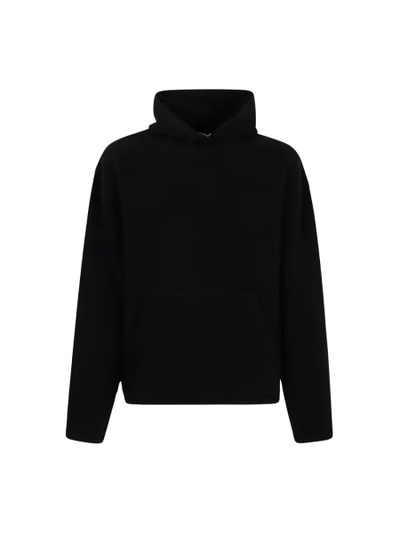 Bluza z kapturem Rier wełniana czarna