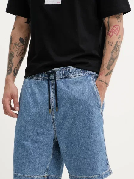 Jeans kratke hlače Guess Jeans modra