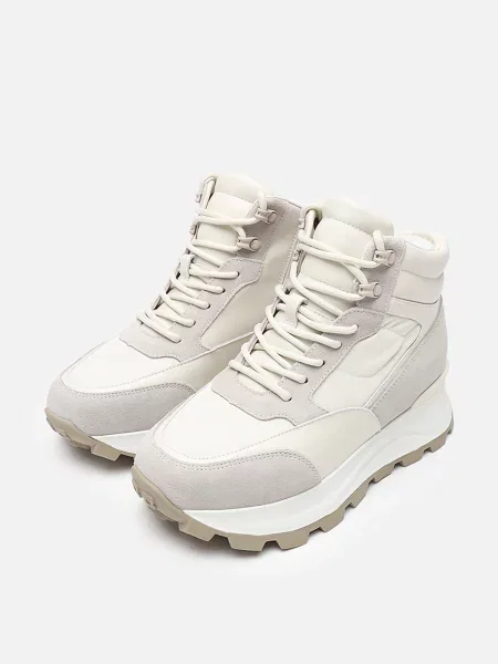 Черевики YUKI молочний замша/нейлон