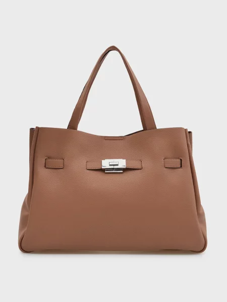 Сумка сэтчел Dkny коричневая