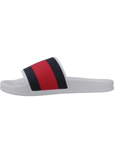 Tommy Hilfiger Klapki Core Hilfiger Flag Pool Slide biały