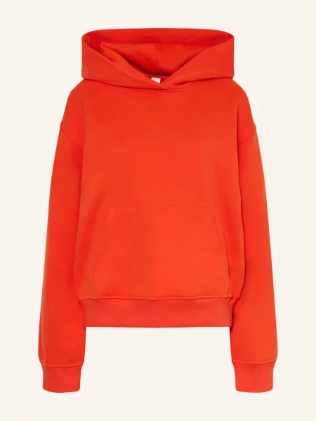 Lululemon Bluza Z Kapturem Oversize Steady State orange czerwona
