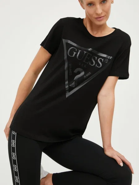 Guess t-shirt ADELE czarny