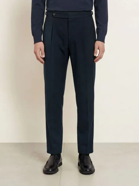 Boss Kalhoty Perino Tapered Fit tmavě modrá