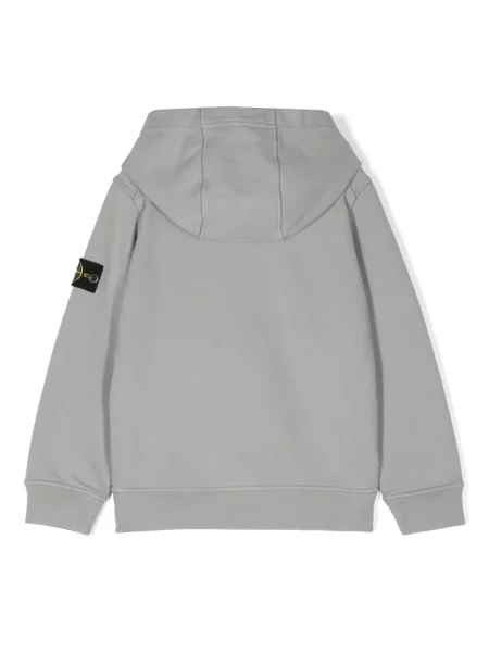 Bluza z kapturem dziecięca Stone Island szara