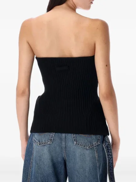 Sutien Jean Paul Gaultier tricotate negru
