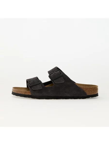 Sneakerși Birkenstock din piele de căprioară gri