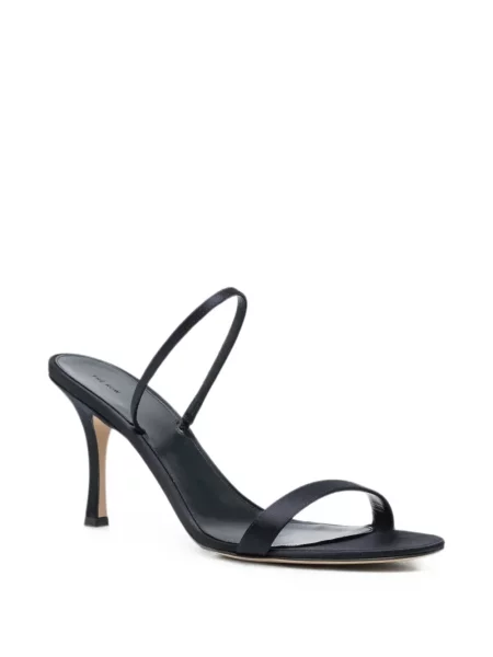 Sandale The Row din satin slingback albastru