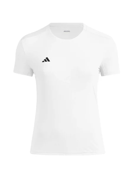 Trčanje majica Adidas bijela