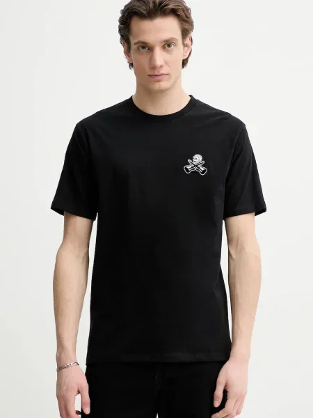 The Kooples t-shirt z aplikacją czarny