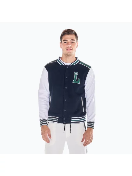 Bunda LEONE College bomber navy blue modrá