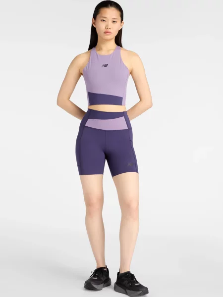 Велосипедки New Balance фиолетовые