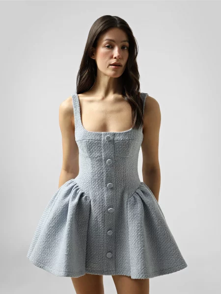 Платье мини Cher’17 голубое