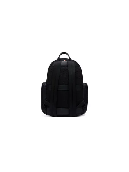 Ruksak Tommy Hilfiger Th Business Leather Backpack crna