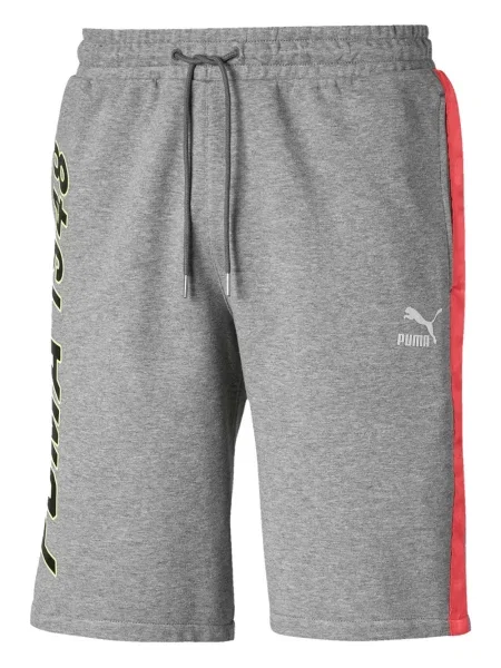 Pantaloni scurți Puma cu cordon gri