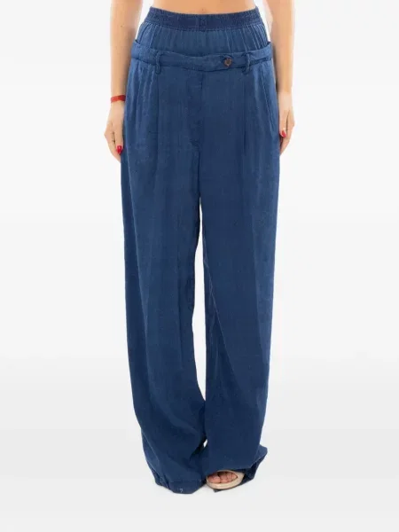 Pantaloni White Sand alb