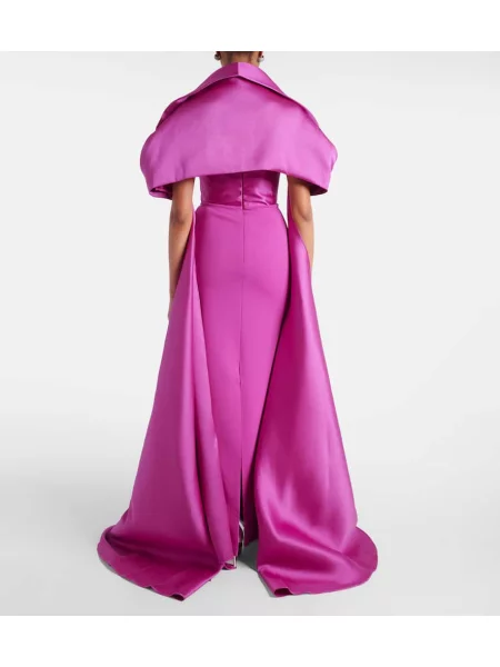 Rochie Solace London din satin roz
