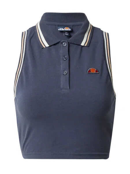 ELLESSE Top tmavomodrá / tmavooranžová / rubínová / prírodná biela
