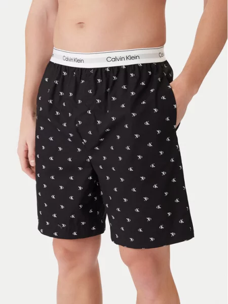 Calvin Klein Underwear Kratke hlače pižama črna