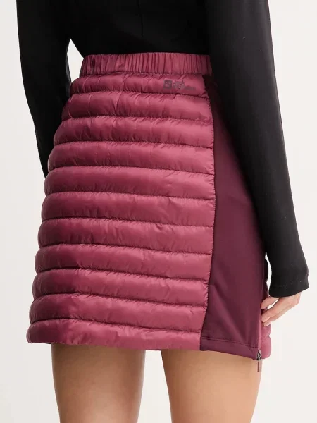 Спортивна спідниця Jack Wolfskin ROUTEBURN PRO mini пряма рожевий