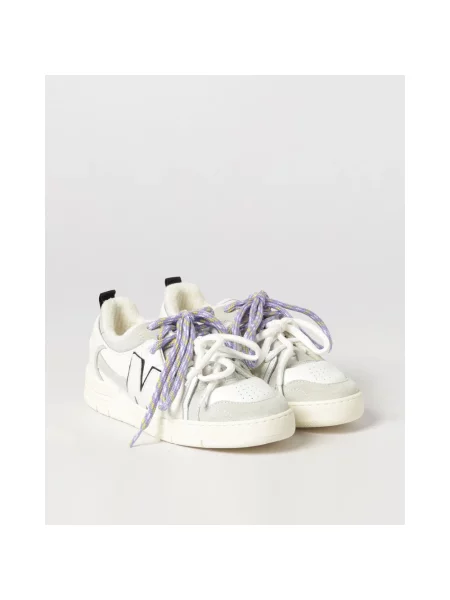 Sneakersy Moschino skórzane białe