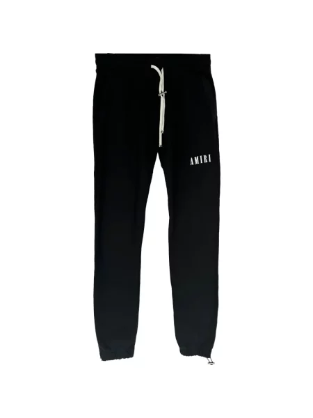 Pantaloni Amiri cu imagine alergare negru
