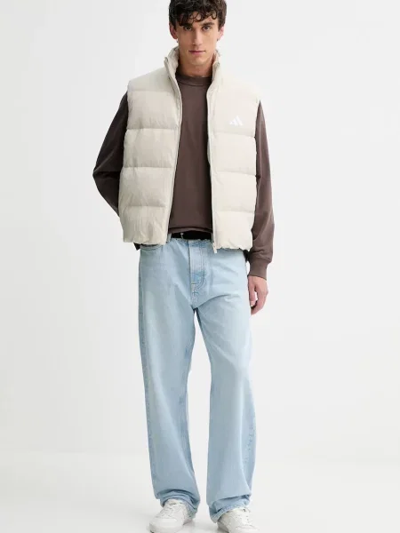 Пухова безрукавка adidas Essentials Climawarm зимова бежевий